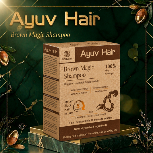 Ayuv Hair Brown Magic Shampoo
